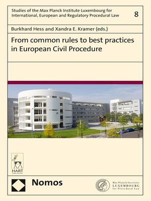 cover image of From common rules to best practices in European Civil Procedure